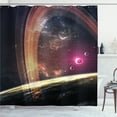 thumbnail image 1 of Ambesonne Galaxy Shower Curtain, Nabula Dust with Stars, 69"Wx84"L, Dark Grey Magenta, 1 of 5