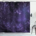 thumbnail image 1 of Ambesonne Galaxy Shower Curtain, Starway View, 69"Wx70"L, Black Navy Blue, 1 of 5