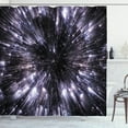thumbnail image 1 of Ambesonne Galaxy Shower Curtain, Universe Space Travel, 69"Wx70"L, Violet Black White, 1 of 3