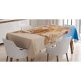 thumbnail image 1 of Ambesonne Galaxy Tablecloth Rectangular Table Cover, Empty Tunisia Film Set, 60"x90", Brown Blue, 1 of 4