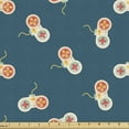 thumbnail image 1 of Ambesonne Gaming Fabric by the Yard Upholstery, Video Games Consoles 90s, 3 Yards, Petrol Blue Multiclor, 1 of 4