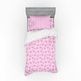 thumbnail image 1 of Ambesonne Garden Art Bedding Set 3 Pcs, Pastel Spring Bloom, Twin, Pink and Pale Pink, 1 of 2