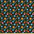 thumbnail image 1 of Ambesonne Garden Art Fabric by the Yard Upholstery, Colorful Blooming Petals, 10 Yards, Multicolor, 1 of 4