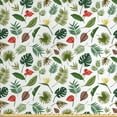 thumbnail image 1 of Ambesonne Garden Art Fabric by the Yard Upholstery, Leaves of the Jungle, 10 Yards, Multicolor, 1 of 4
