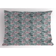 thumbnail image 1 of Ambesonne Garden Art Pillow Sham, Nature Growth Design, 26" X 20", Multicolor, 1 of 2