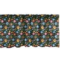 thumbnail image 1 of Ambesonne Garden Art Valance Pack of 2, Colorful Blooming Petals, 54"X12", Multicolor, 1 of 4