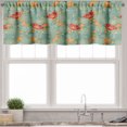thumbnail image 1 of Ambesonne Garden Art Valance Pack of 2, Silhouettes of Petals, 54"X18", Multicolor, 1 of 5