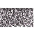 thumbnail image 1 of Ambesonne Garden Art Window Valance, Pomegranate Floral, 54" X 18", Plum Blush Black, 1 of 5