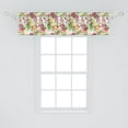 thumbnail image 1 of Ambesonne Garden Art Window Valance, Watercolor Peonies and Wildflowers Botanical Illustration Vintage Inspirations, Curtain Valance for Kitchen Bedroom Decor with Rod Pocket, 54" X 12", Multicolor, 1 of 3