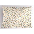 thumbnail image 1 of Ambesonne Garden Pillow Sham, Amaryllis Daffodil Blossom, 26" X 20", Almond Green Green, 1 of 2