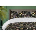 thumbnail image 1 of Ambesonne Garden Scene Down Alternative Quilt Comforter, Colorful Leaves Art, Queen, Charcoal Grey Multicolor, 1 of 5