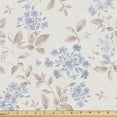 thumbnail image 1 of Ambesonne Garden Scene Fabric by the Yard, Flowers Boho Pattern, 5 Yards, Lavender Blue Warm Taupe, 1 of 5