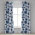 thumbnail image 1 of Ambesonne Garden Scene Grommet Curtain, Botanical Dreamy Print, 50"x108", Pale Azure Blue Soft Blue, 1 of 1