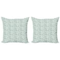 thumbnail image 1 of Ambesonne Garden Throw Pillow Cover 2 Pack, Olive Branches, 16", Almond Green Green, 1 of 2