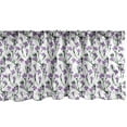 thumbnail image 1 of Ambesonne Garden Valance Pack of 2, Wildflowers Rural Pattern, 54"X18", Violet and Dark Green, 1 of 4