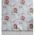 thumbnail image 1 of Ambesonne, Garden Vibes Peel & Stick Wallpaper for Home, Rose Romantic Spring, 13"x36", Pale Sky Blue Pale Maroon, 1 of 5