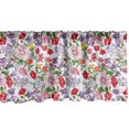 thumbnail image 1 of Ambesonne Garden Window Valance, Feminine Composition of Flowers Nostalgic Vintage Arrangement Fresh Spring Season, Curtain Valance for Kitchen Bedroom Decor with Rod Pocket, 54" X 18", Multicolor, 1 of 2
