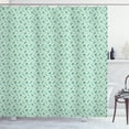 thumbnail image 1 of Ambesonne Gecko Shower Curtain, Lizards and Chameleons, 69"Wx75"L, Pale Green Dark Green, 1 of 3