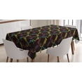 thumbnail image 1 of Ambesonne Gecko Tablecloth Rectangular Table Cover, Reptiles Composition, 60"x90", Multicolor, 1 of 4