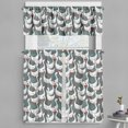 thumbnail image 1 of Ambesonne Geese Valance & Curtain, Happy White Birds on Free, 55"x30", Grey Grey Teal, 1 of 7