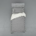 thumbnail image 1 of Ambesonne Geometric Bedding Set 3 Pcs, Circular Disc Forms, Twin, White, 1 of 2