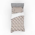 thumbnail image 1 of Ambesonne Geometric Bedding Set 3 Pcs, Contemporary Art Work, Twin XL, Pale Peach Grey, 1 of 3