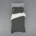 thumbnail image 1 of Ambesonne Geometric Bedding Set 3 Pcs, Tribal Rhomb and Triangle, Twin XL, Blue Grey Camel, 1 of 3