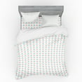 thumbnail image 1 of Ambesonne Geometric Bedding Set 4 Pcs, Pastel Triangles and Dots, Queen, Seafoam Rose, 1 of 2