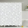thumbnail image 1 of Ambesonne Geometric Shower Curtain, Circuit Band, 69"Wx75"L, Grey, 1 of 3