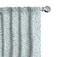 thumbnail image 1 of Ambesonne Geometric Curtains, Small Rhombuses Pattern, Pair of 28"x63", Dark Seafoam Cadet Blue, 1 of 5