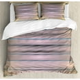 thumbnail image 1 of Ambesonne Geometric Duvet Cover Sets, Earthy Zig Zag Motif, 2-King, Taupe Teal, 1 of 3