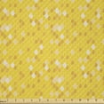 thumbnail image 1 of Ambesonne Geometric Fabric by the Yard Microfiber, Honeycomb Inspired Detail, 1 Yard, Yellow and Dark Orange, 1 of 2