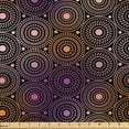 thumbnail image 1 of Ambesonne Geometric Fabric by the Yard Microfiber, Spots with Mini Triangles, 5 Yards, Blush Fuchsia, 1 of 2