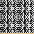 thumbnail image 1 of Ambesonne Geometric Fabric by the Yard Upholstery, Abstract Chevron Zigzag, 2 Yards, Black and White, 1 of 4