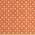 thumbnail image 1 of Ambesonne Geometric Fabric by the Yard Upholstery, Japanese Flowers, 10 Yards, Vermilion Cream, 1 of 4