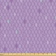 thumbnail image 1 of Ambesonne Geometric Fabric by the Yard Upholstery, Minimal Lavender Rhombus, 3 Yards, Lavender and Mauve, 1 of 1