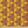 thumbnail image 1 of Ambesonne Geometric Fabric by the Yard Upholstery, Modern Squares and Cubes, 3 Yards, Multicolor, 1 of 5