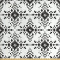 thumbnail image 1 of Ambesonne Geometric Fabric by the Yard Upholstery, Monochrome Shapes Zigzags, 5 Yards, Dark Taupe Grey White, 1 of 4