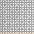 thumbnail image 1 of Ambesonne Geometric Fabric by the Yard Upholstery, Rings with Curves, 10 Yards, Black Grey, 1 of 4