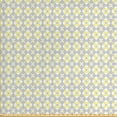 thumbnail image 1 of Ambesonne Geometric Fabric by the Yard Upholstery, Tile Style Squares, 3 Yards, Pale Yellow Pale Grey, 1 of 4