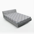 thumbnail image 1 of Ambesonne Geometric Fitted Sheet, Modern Nested Squares, Queen Size, Dried Rose Slate Blue, 1 of 2
