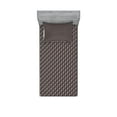 thumbnail image 1 of Ambesonne Geometric Fitted Sheet & Pillow Sham Set, Checkered Boards Cubic, Twinxl, Multicolor, 1 of 3