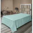 thumbnail image 1 of Ambesonne Geometric Flat Sheet, Chevron Style Design Art, Twin Size, Seafoam and Cream, 1 of 1