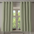 thumbnail image 1 of Ambesonne Geometric Grommet Curtain, Squares Mosaic, 50" x 54", Sea Green Dark Coral, 1 of 6