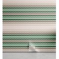 thumbnail image 1 of Ambesonne Geometric Peel & Stick Wallpaper for Home, Abstract Wave Pattern Art, 13"x72", Dried Rose and Jade Green, 1 of 5
