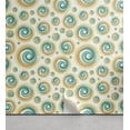 thumbnail image 1 of Ambesonne Geometric Peel & Stick Wallpaper for Home, Spiral Circle Tile, 13"x100", Teal Orange, 1 of 6