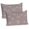 thumbnail image 1 of Ambesonne Geometric Pillow Sham 2 Pack, Celtic Baroque Boho, 36"x20", Brown Beige, 1 of 3