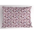 thumbnail image 1 of Ambesonne Geometric Pillow Sham, Abstract Square Shape, 36" X 20", Brown Purple Grey, 1 of 2