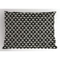 thumbnail image 1 of Ambesonne Geometric Pillow Sham, Big Small Hexagon Forms, 36" X 20", Black and Beige, 1 of 2