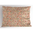 thumbnail image 1 of Ambesonne Geometric Pillow Sham, Bullseye Circles, 36" X 20", Multicolor, 1 of 2